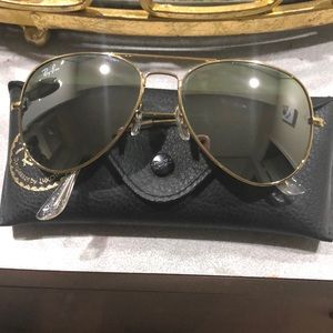 RAY BAN AVIATOR FLASH SUNGLASSES